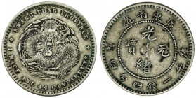 China, Province Kwang Tung, Guangxu, 20 cents no date (1890-1908)Reference: Yeoman 201
Grade: XF-