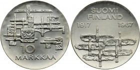 Finland, Republic, 10 markka Helsinki 1967Reference: KM 50
Grade: UNC/AU