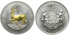 Gabon, The African Springbok Series, 1000 Francs 2018
Grade: UNC