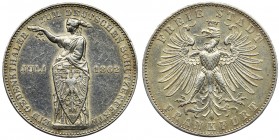 Germany, Free City of Frankfurt, Thaler 1862
Whizzed.
Moneta przepolerowana.
Reference: Davenport 653
Grade: 3 ~