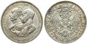 Germany, Mecklenburg-Schwerin, Frederic Francis IV, 5 Mark Berlin 1915 AReference: Jaeger 89
Grade: XF