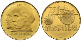 Germany, Medal - Daimler Benz 75 years of automotive transport
Złoto .900&nbsp; 3.53 g.

Grade: UNC