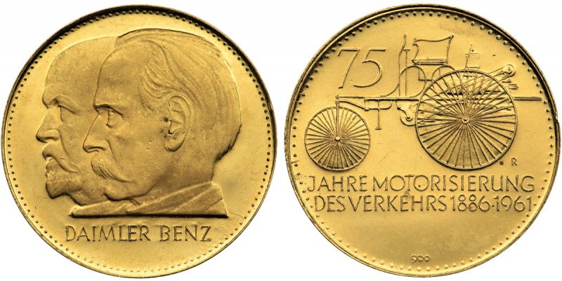 Germany, Medal - Daimler Benz 75 years of automotive transport
Złoto .900&nbsp;...