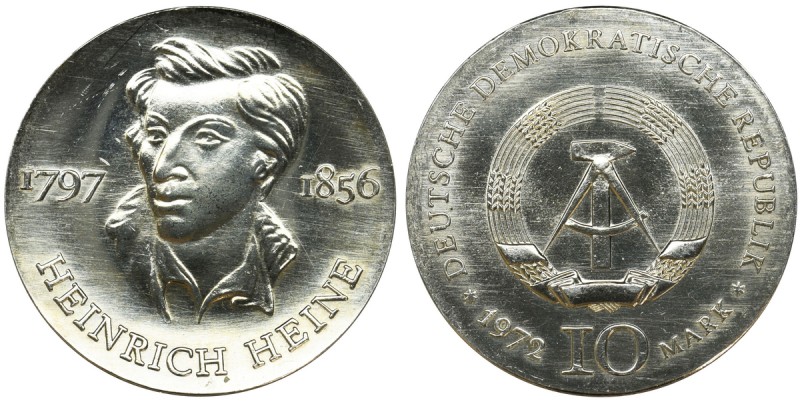 Germany, DDR, 10 Mark Berlin 1972 - HeineReference: Jaeger 1542
Grade: UNC/AU