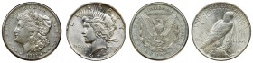 USA, 1 dollar 1921 and 1923 (2 pcs.)
Grade: AU/VF+
