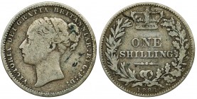 Great Britain, Victoria, 1 Shilling 1881Reference: KM 734
Grade: VF