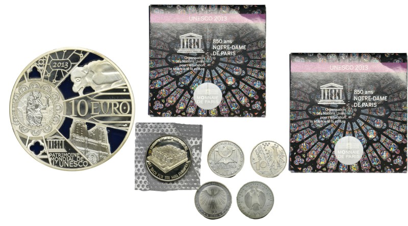 Set, EURO (France and Germany) 850 years of Cathedral Notre Dame (5 pcs.)
Set o...