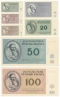 Czechoslovakia, Full set Getto Terezin, 1 - 100 krone 1943 (6pcs)
Full set.&nbsp;
All uncirculated.
Komplet nominałów Getta Teresin.
Wyselekcjonow...
