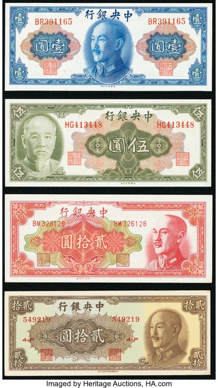 China Group Lot of 12 Examples Very Fine-Crisp Uncirculated. Possible trimming i...