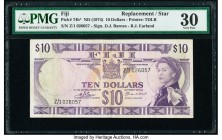 Fiji Central Monetary Authority 10 Dollars ND (1974) Pick 74b* Replacement PMG Very Fine 30. 

HID09801242017

© 2020 Heritage Auctions | All Rights R...