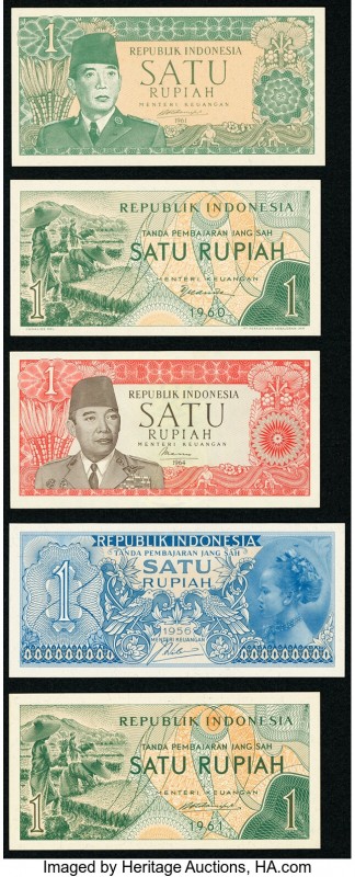 Indonesia Group Lot of 10 Examples About Uncirculated-Crisp Uncirculated. Possib...