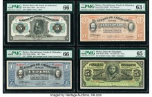 Mexico Banco del Estado de Chihuahua (3); Banco de Tamaulipas 5; 1; 20; 5 Pesos 1913; 1915 (2); ND (1902-14) Pick S132a; S529g; S537b; S429r Issued (3...