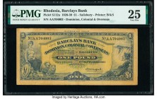 Rhodesia Barclays Bank Dominion, Colonial and Overseas 1 Pound 1.9.1937 Pick S112a PMG Very Fine 25. 

HID09801242017

© 2020 Heritage Auctions | All ...