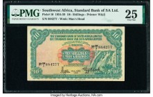 Southwest Africa Standard Bank of South Africa Limited 10 Shillings 15.6.1959 Pick 10 PMG Very Fine 25. A tear is mentioned. 

HID09801242017

© 2020 ...