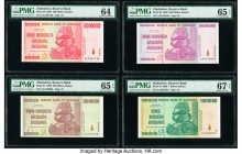 Zimbabwe Reserve Bank of Zimbabwe 100; 200; 500 Million Dollars 1; 5; 10; 20 Billion Dollar 2008 Pick 80; 81; 82; 83; 84; 85; 86 Seven Examples PMG Ch...