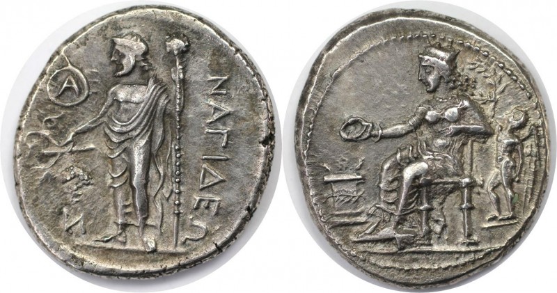 Griechische Münzen, CILICIA. NAGIDOS. AR Stater (10.65 g) 370-365 v. Chr, Vs.: A...