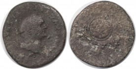 Römische Münzen, MÜNZEN DER RÖMISCHEN KAISERZEIT. Unter Titus. Denar 79-81 n. Chr. Schild auf dem sc steht, getragen von zwei Capricornen (Aureus). RI...
