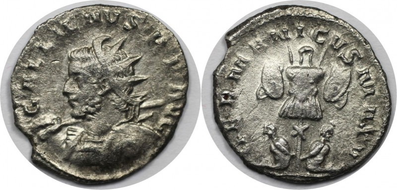 Römische Münzen, MÜNZEN DER RÖMISCHEN KAISERZEIT. Gallienus (253-268 n. Chr.). A...