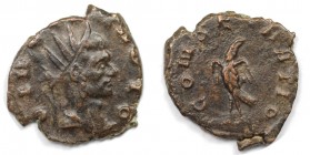 Römische Münzen, MÜNZEN DER RÖMISCHEN KAISERZEIT. Claudius II Gothicus (268-270 n. Chr.) Posthumer Antoninianus nach 270 n. Chr. (2.92 g. 18.5 mm), Vs...