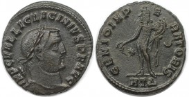 Römische Münzen, MÜNZEN DER RÖMISCHEN KAISERZEIT. Licinius I. (308-324 n. Chr). Follis (6.72 g. 25 mm). Vs.: IMP C VAL LIC LICINIVS PF AVG, Büste mit ...
