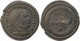 Römische Münzen, MÜNZEN DER RÖMISCHEN KAISERZEIT. Licinius I. (308-324 n. Chr). Follis (3.62 g. 23.5 mm). Vs.: IMP C VAL LICIN LICINIVS PF AVG, Büste ...