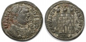 Römische Münzen, MÜNZEN DER RÖMISCHEN KAISERZEIT. Licinius I. (308-324 n. Chr). Follis (3.71 g. 20 mm). Vs.: IMP LICINIVS AVG, gepanzerte und drapiert...