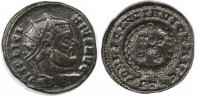 Römische Münzen, MÜNZEN DER RÖMISCHEN KAISERZEIT. Licinius I. (308-324 n. Chr). Follis (3.09 g. 19 mm). Vs.: IMP LICINIVS AVG, Büste mit Strahlenkrone...