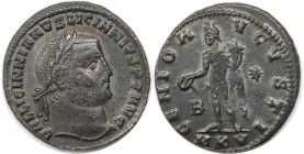 Römische Münzen, MÜNZEN DER RÖMISCHEN KAISERZEIT. Licinius I. (308-324 n. Chr). Follis (6.64 g. 26 mm). Vs.: VAL LICINNIANVS LICINNIVS PF AVG, Büste m...