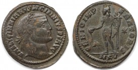 Römische Münzen, MÜNZEN DER RÖMISCHEN KAISERZEIT. Licinius I. (308-324 n. Chr). Follis (7.48 g. 26 mm). Vs.: VAL LICINNIANVS LICINNIVS PF AVG, Büste m...