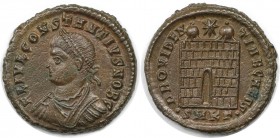 Römische Münzen, MÜNZEN DER RÖMISCHEN KAISERZEIT. Constantius II. AE3 337-361 n. Chr. (3.20 g. 18.5 mm) Vs.: FL IVL CONSTANTIVS NOB C, Büst n. l. Rs.:...