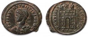 Römische Münzen, MÜNZEN DER RÖMISCHEN KAISERZEIT. Constantius II. Follis 337-361 n. Chr. (3.30 g. 21.5 mm) Vs.: FL IVL CONSTANTIVS NOB C, Büst n. l. R...