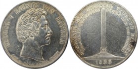 Altdeutsche Münzen und Medaillen, BAYERN / BAVARIA. Ludwig I. (1825-1848). "Dreyssig Tausend Bayern". Geschichtstaler 1833, Silber. AKS 129. Sehr schö...