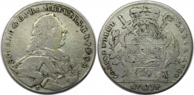 Altdeutsche Münzen und Medaillen, WÜRZBURG - BISTUM. Adam Friedrich von Seinsheim (1755-1779). 20 Kreuzer 1763 L MP, KM 371. Schön 141. Fast Sehr schö...