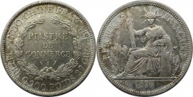Europäische Münzen und Medaillen, Frankreich / France. Französisch Indochina. Piastre 1898 A, Silber. KM 5a. Sehr schön-vorzüglich