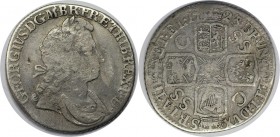 Europäische Münzen und Medaillen, Großbritannien / Vereinigtes Königreich / UK / United Kingdom. Georg I. (1714-1727). Shilling 1723, Silber. KM 558.2...
