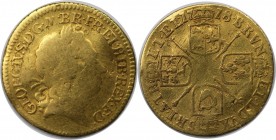 Europäische Münzen und Medaillen, Großbritannien / Vereinigtes Königreich / UK / United Kingdom. George I. (1714-1727). Half Guinea 1718, Gold. 3.96 g...
