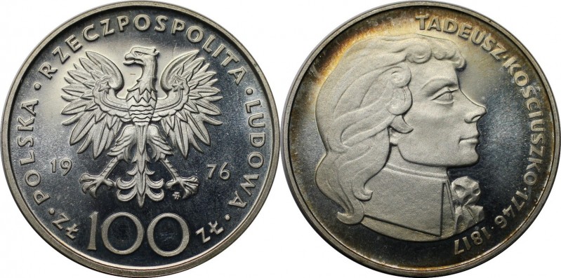 Europäische Münzen und Medaillen, Polen / Poland. Tadeusz Kosciuszko. 100 Zlotyc...