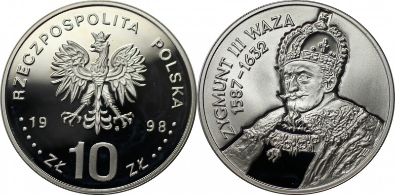 Europäische Münzen und Medaillen, Polen / Poland. Sigismund III. (1587-1632). 10...