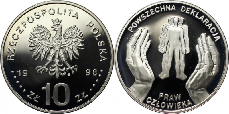 Europäische Münzen und Medaillen, Polen / Poland. Gedenkmünze. 10 Zlotych 1998, ...