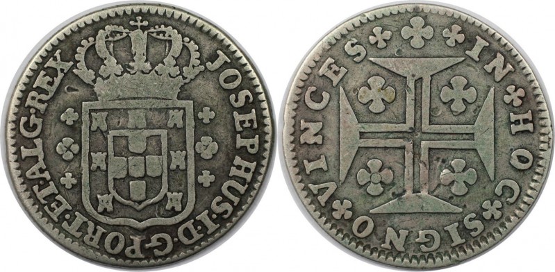 Europäische Münzen und Medaillen, Portugal. Jose I. 120 Reis ND (1750), Silber. ...