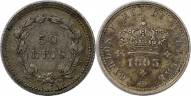 Europäische Münzen und Medaillen, Portugal. Carlos I. 50 Reis 1893, Silber. KM 536. Vorzüglich