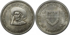 Europäische Münzen und Medaillen, Portugal. Heinrich der Seefahrer. 10 Escudos 1960, Silber. KM 588. Stempelglanz