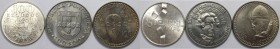 Europäische Münzen und Medaillen, Portugal, Lots und Sammlungen. 100 Escudos 1976 (KM 603), 100 Escudos 1984 (KM 625), 100 Escudos 1985 (KM 629), Lot ...