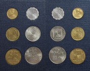 Weltmünzen und Medaillen, Israel, Lots und Sammlungen. Set 1971. KM MS26. Stempelglanz