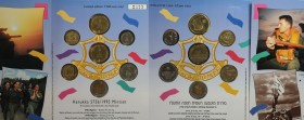 Weltmünzen und Medaillen, Israel, Lots und Sammlungen. Set 1995. KM MS70. Stempelglanz