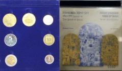 Weltmünzen und Medaillen, Israel, Lots und Sammlungen. Set 1999. KM MS79. Proof