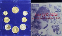 Weltmünzen und Medaillen, Israel, Lots und Sammlungen. Set 2000. KM MS83. Stempelglanz