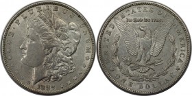 Weltmünzen und Medaillen, Vereinigte Staaten / USA / United States. "Morgan Dollar". 1 Dollar 1889, Silber. Fast Vorzüglich