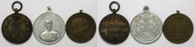 Medaillen und Jetons, Gedenkmedaillen. Deutschland. Sachsen. Friedrich August. Medaille ND (1905), Medaille ND (1849), "Mit Gott für Kaiser und Vaterl...