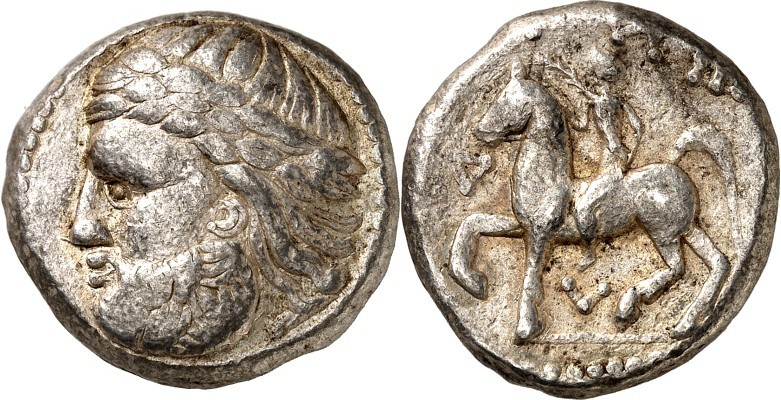 DONAUKELTEN / OSTKELTEN. 
Typ Philippos II. von Makedonien. 
Tetradrachmon 2./...